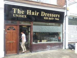 The Hair Dressers Signage