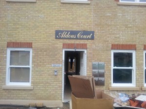 Aldous Court Outdoor Signage