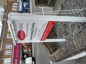 Medisev Clinic Signage