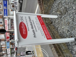 Medisev Clinic Signage