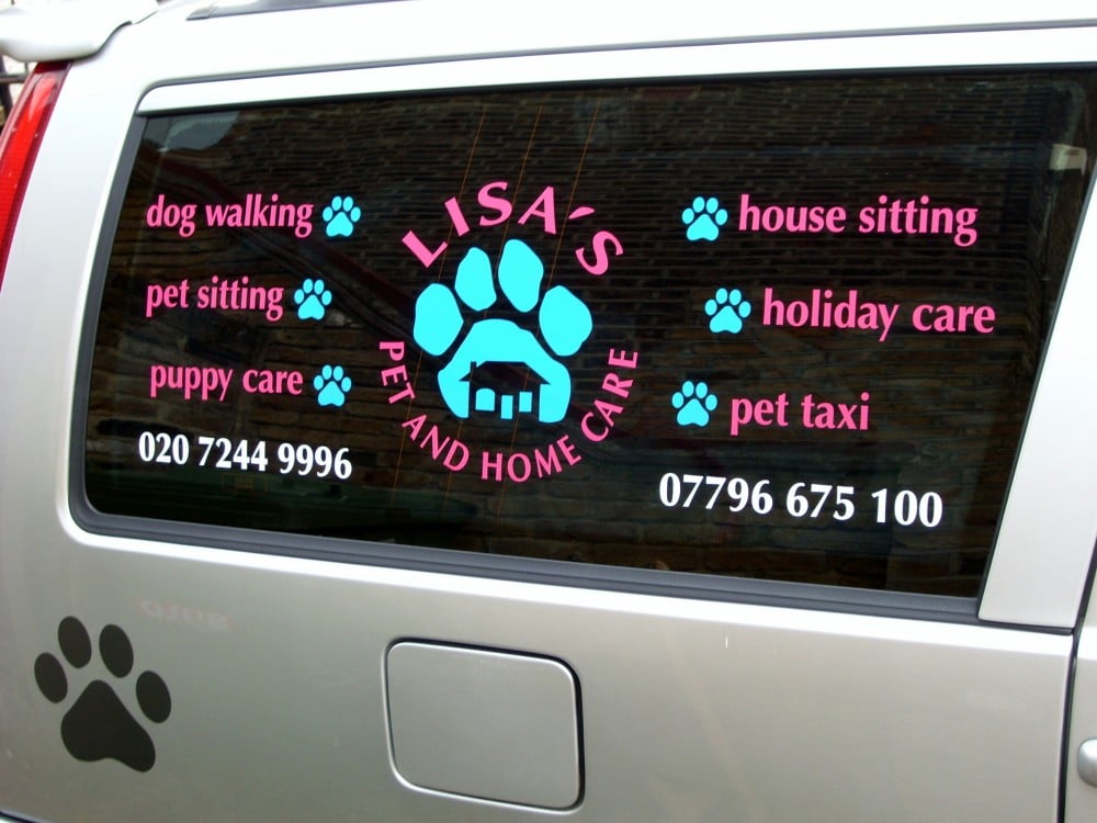 Lisa's Pet and Home Care Signage