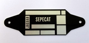Custom aluminium asset tag for UK business by Premium Signs