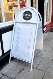 The Cutting Room Pavement Display