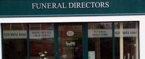 Funeral Directors Window Graphics