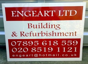 Engeart Ltd Building and Refurbishment Signage