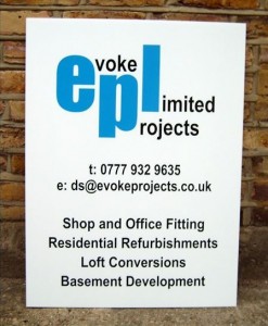 Voke Projects Signage