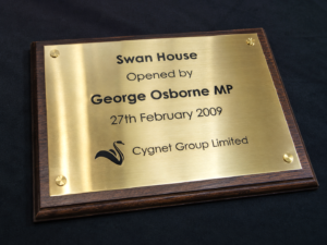 engraved signs