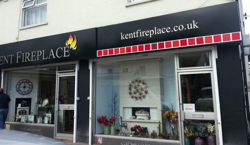 Kent Fireplace Signage