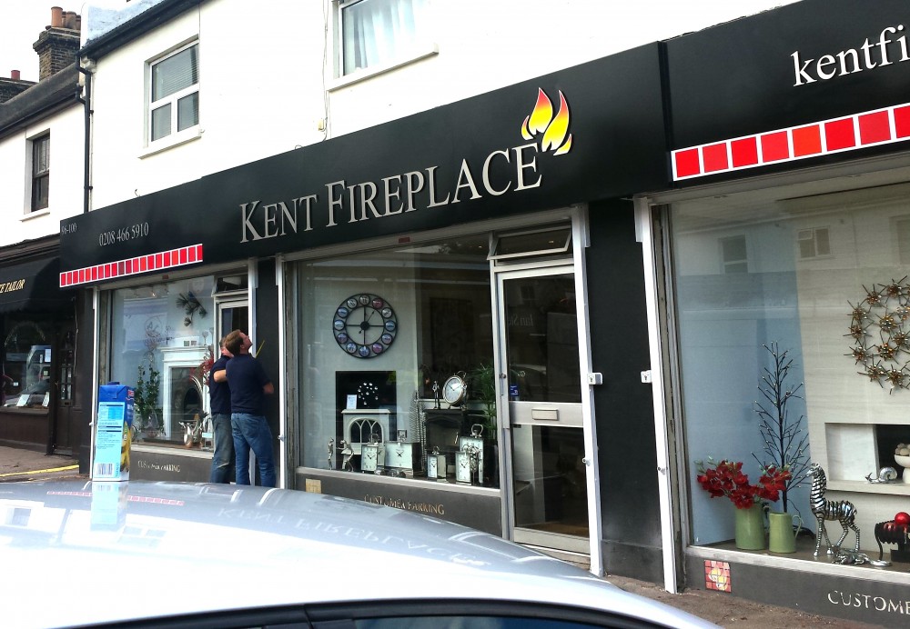 Kent Fireplace Signage