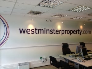 Westminster Property Interior Wall Signage