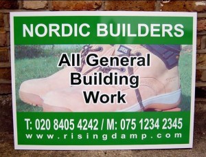 Nordic Builders Signage