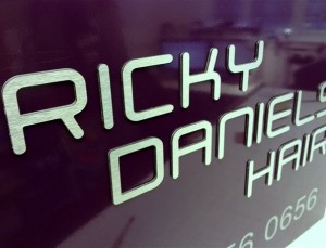 raised letters
