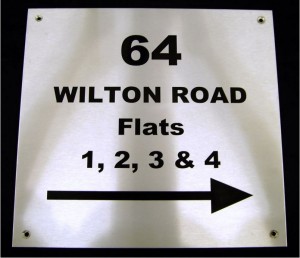engraved signs