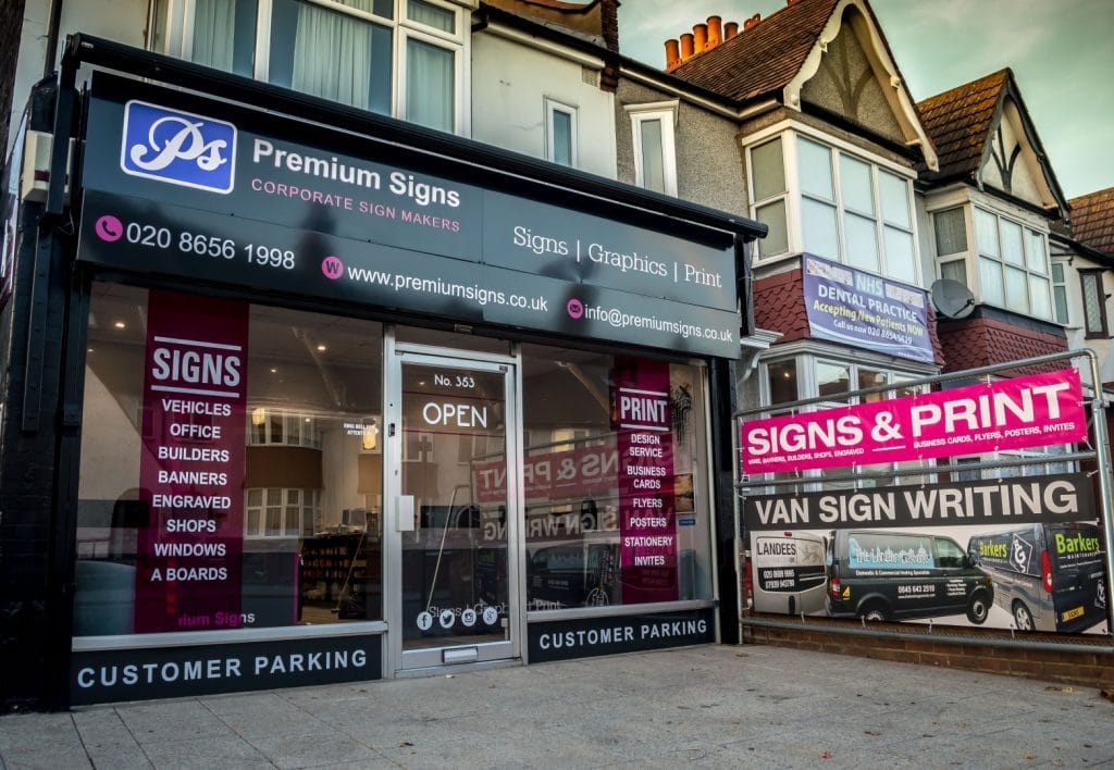 sign and print shp in croydon, bromley london