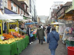 a croydon market stall