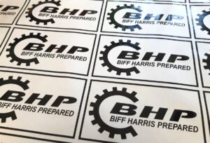 various cut vinyl logos