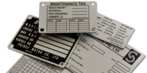 satin engraved labels