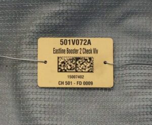 gold etched label